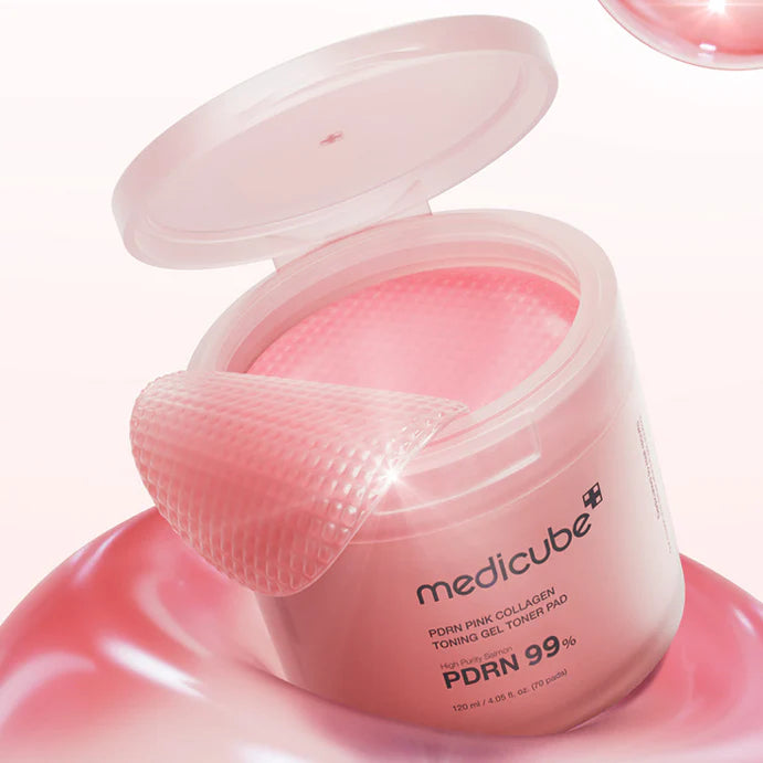 Medicube PDRN Pink Collagen Toning Gel Toner Pad 70pads