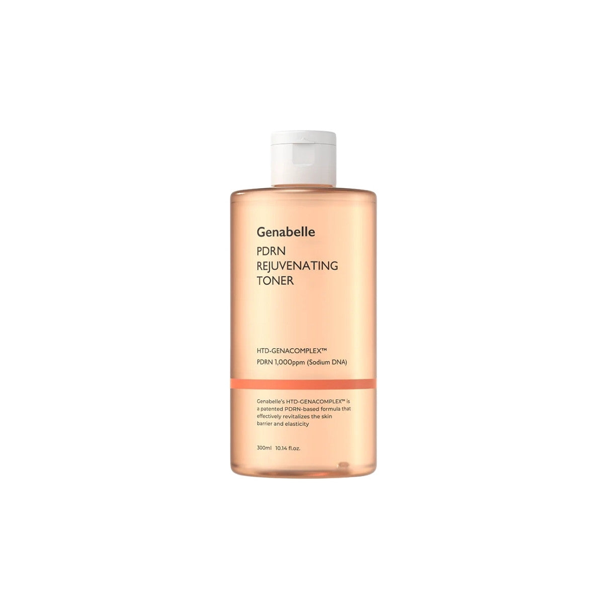 Genabelle PDRN Rejuvenating Toner – 300ml professional Korean toner featuring Salmon DNA (PDRN) for skin barrier repair available at Atelier De Glow UK.
