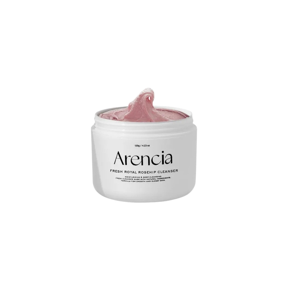 Arencia Royal Rosehip Cleanser – Handcrafted Korean facial cleanser with Rosehip oil and botanical extracts available at Atelier De Glow UK.