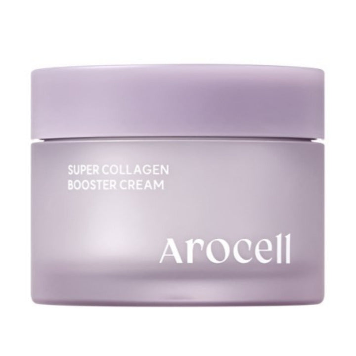 Arocell Super Collagen Booster Cream – 50g professional Korean firming cream with high-concentration Hydrolyzed Collagen available at Atelier De Glow UK.