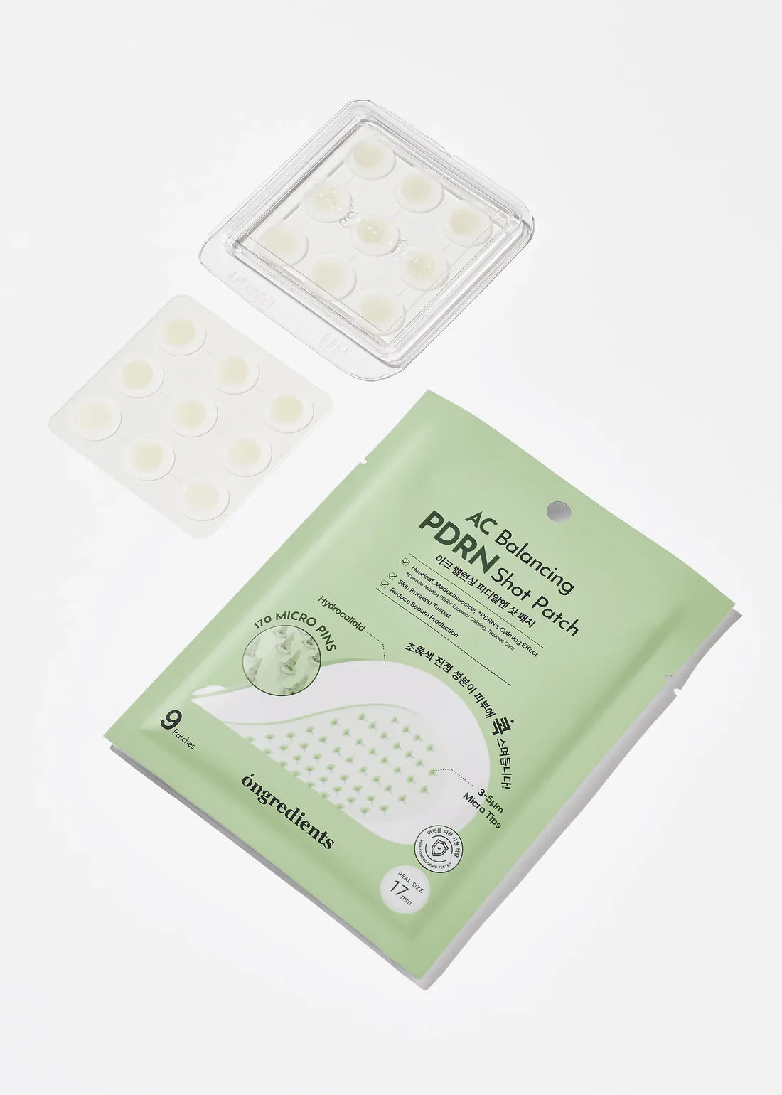 ongredients AC Balancing PDRN Shot Patch 9 | Atelier De Glow UK