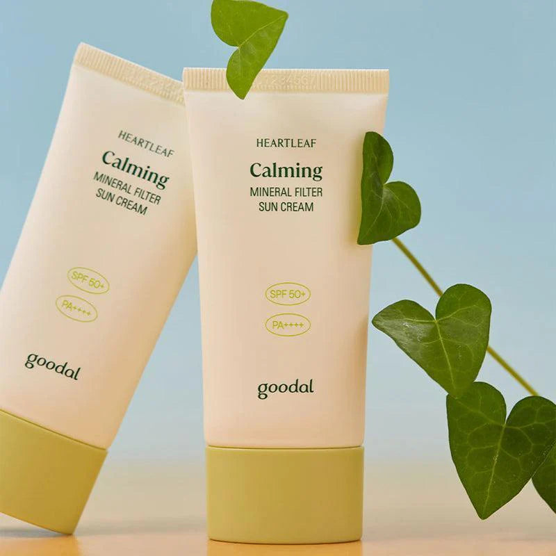 Goodal Heartleaf Calming Mineral Filter Sun Cream SPF 50+ PA++++ | Atelier De Glow UK