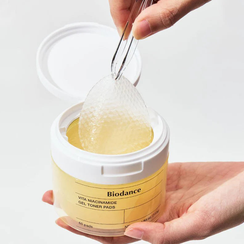 BIODANCE Vita Niacinamide Gel Toner Pads