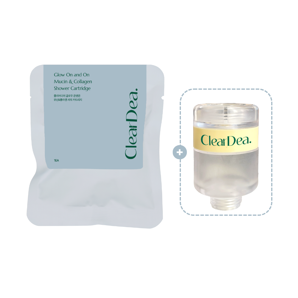 ClearDea Glow On and On Shower Cartridge (Mucin & Collagen)