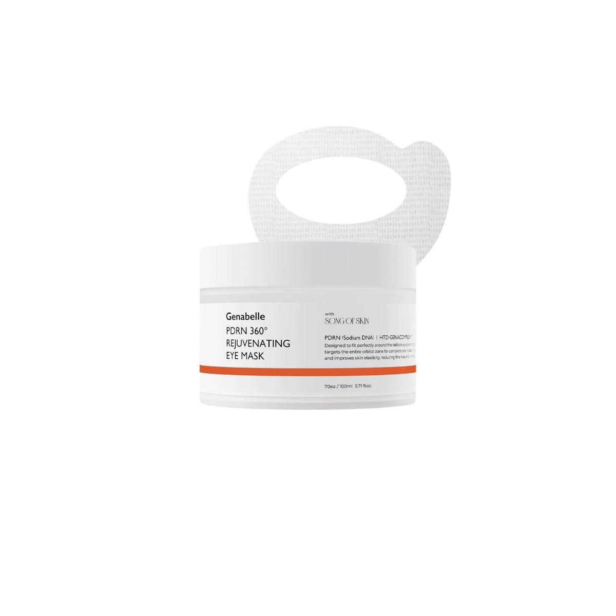 Genabelle PDRN 360 Rejuvenating Eye Mask – 70 hydrogel patches with Salmon DNA and Tranexamic Acid available at Atelier De Glow UK.