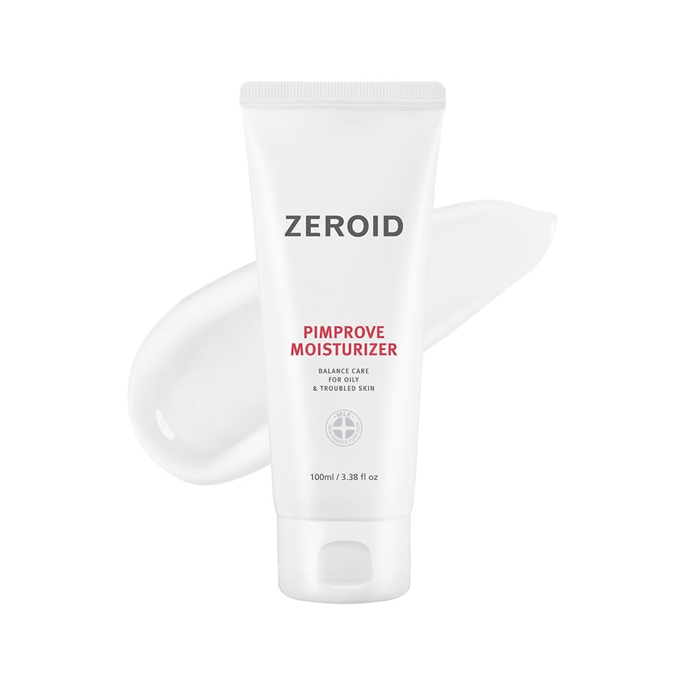 Lightweight gel-cream texture of Zeroid Pimprove - Matte finish for oily skin - Atelier De Glow UK