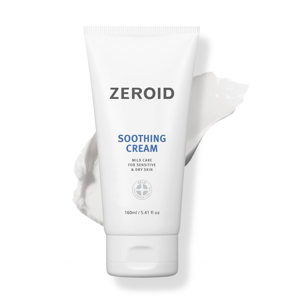 ZEROID Soothing Cream 80ml tube - Medical-grade Korean barrier repair - Atelier De Glow UK