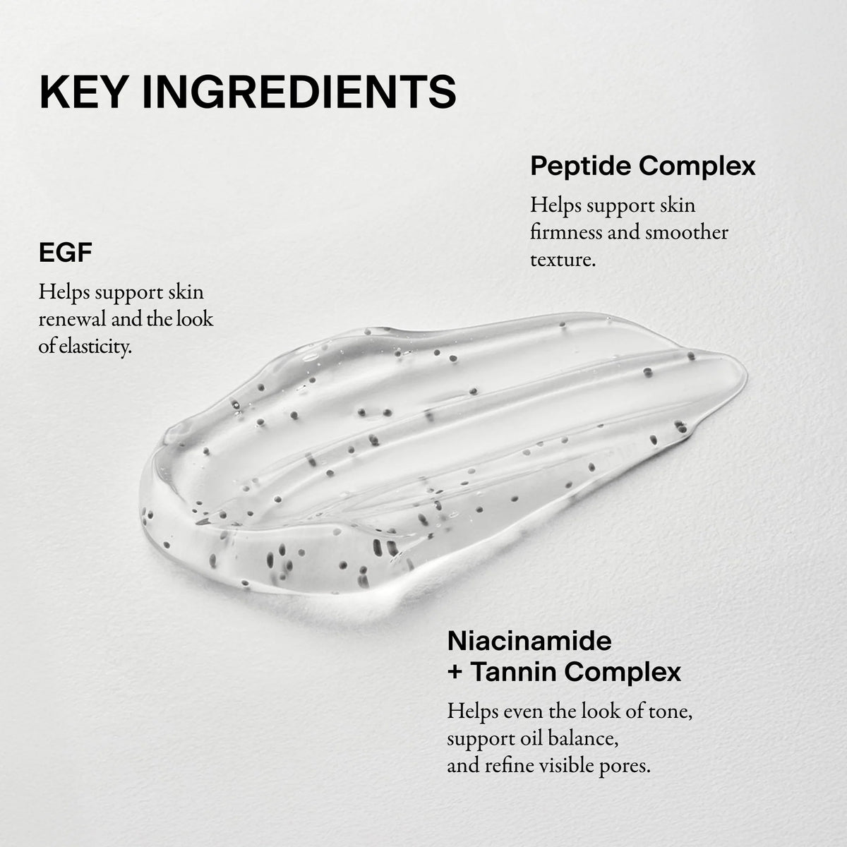 Lightweight, fast-absorbing capsule-in-gel peptide treatment by THOME optimized for smooth device gliding and deep hydration at Atelier De Glow UK.