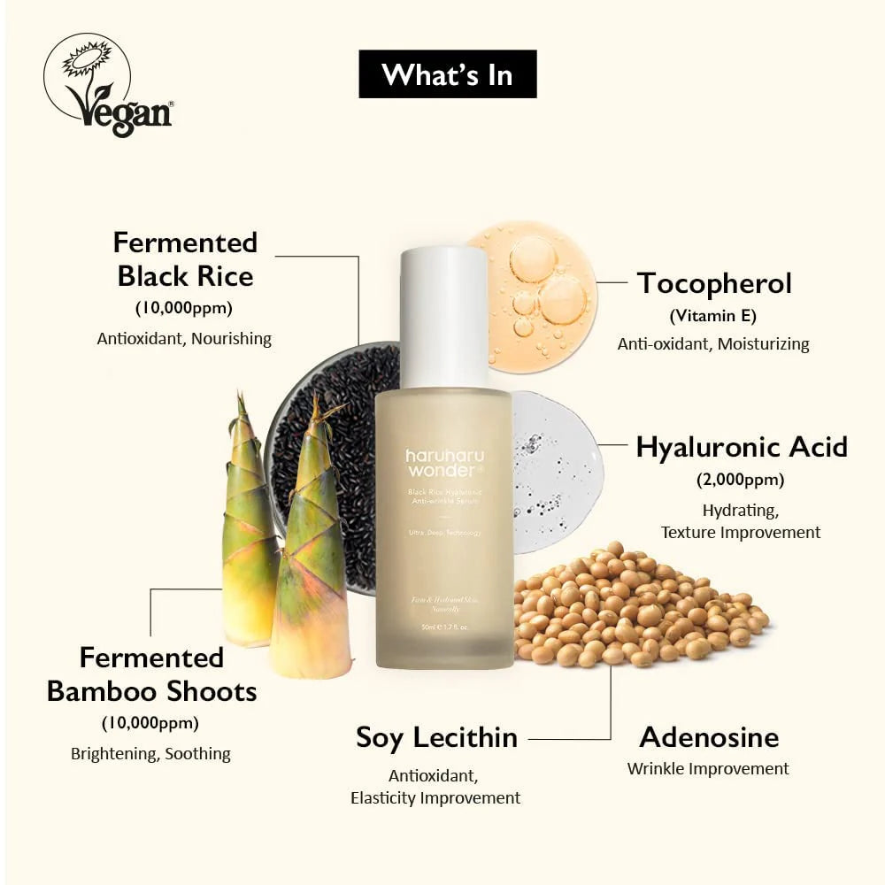 Haru Haru Wonder Black Rice  Anti Wrinkle Serum