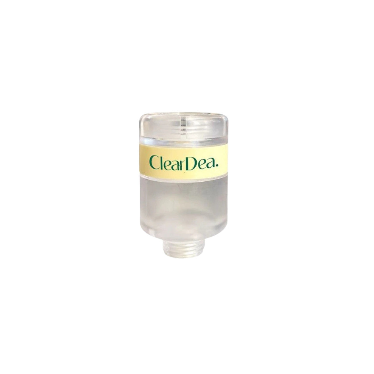 ClearDea Glow On and On Shower Cartridge Case – Professional transparent housing for Vitamin C shower filters available at Atelier De Glow UK.