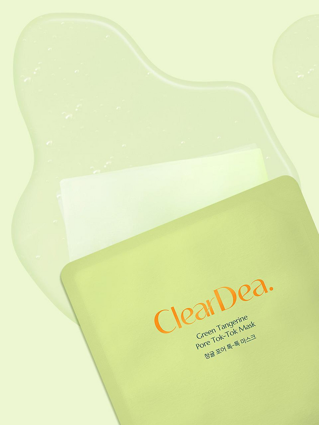 ClearDea Green Tangerine Pore Tok-Tok Mask | Atelier De Glow UK