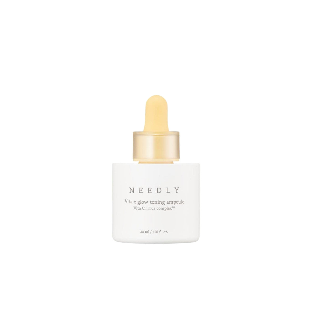 Needly Vita C Glow Toning Ampoule 30ml – brightening and hydrating facial serum with triple hyaluronic acid for a radiant, even complexion at Atelier De Glow UK.