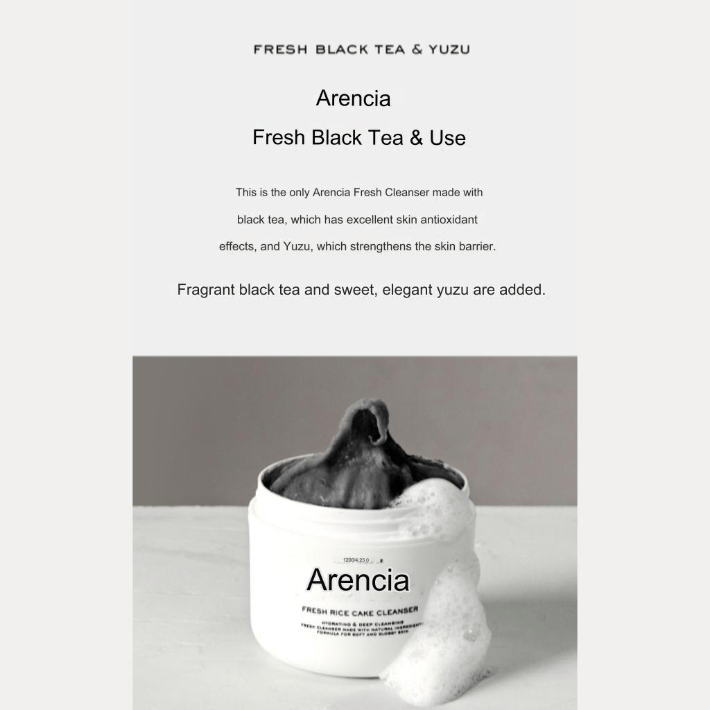 Arencia Black Tea & Yuzu Cleanser 120g