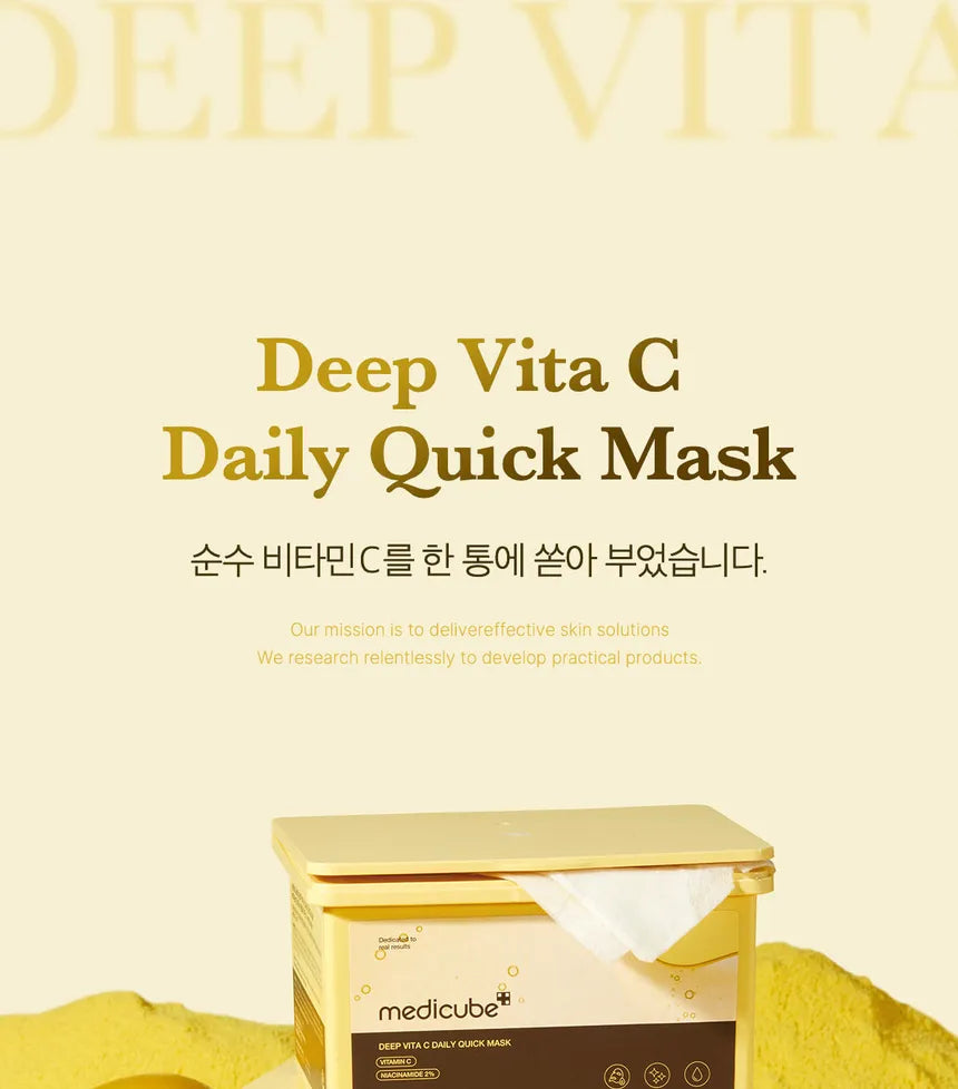 Medicube Deep Vita C Daily Quick Mask 30 sheets