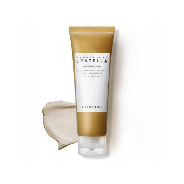 Rich, creamy SKIN 1004 Madagascar Centella Ampoule Foam texture – Fine-bubble Korean cleanser for non-stripping "Glass Skin" hydration at Atelier De Glow UK