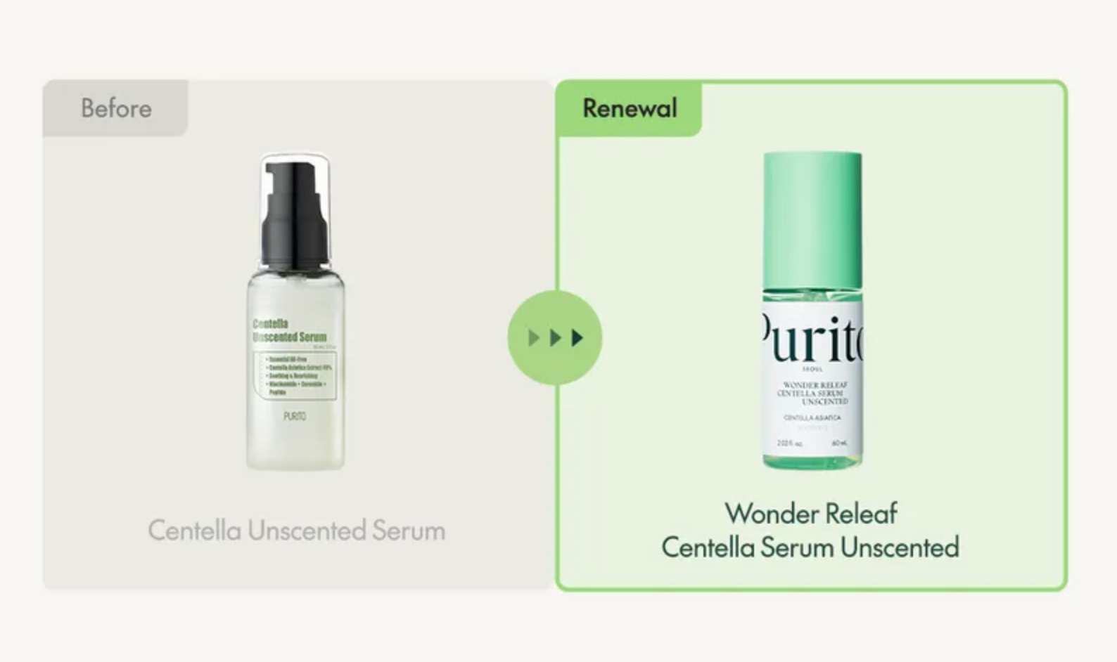 Purito SEOUL Centella Serum Unscented 60ml