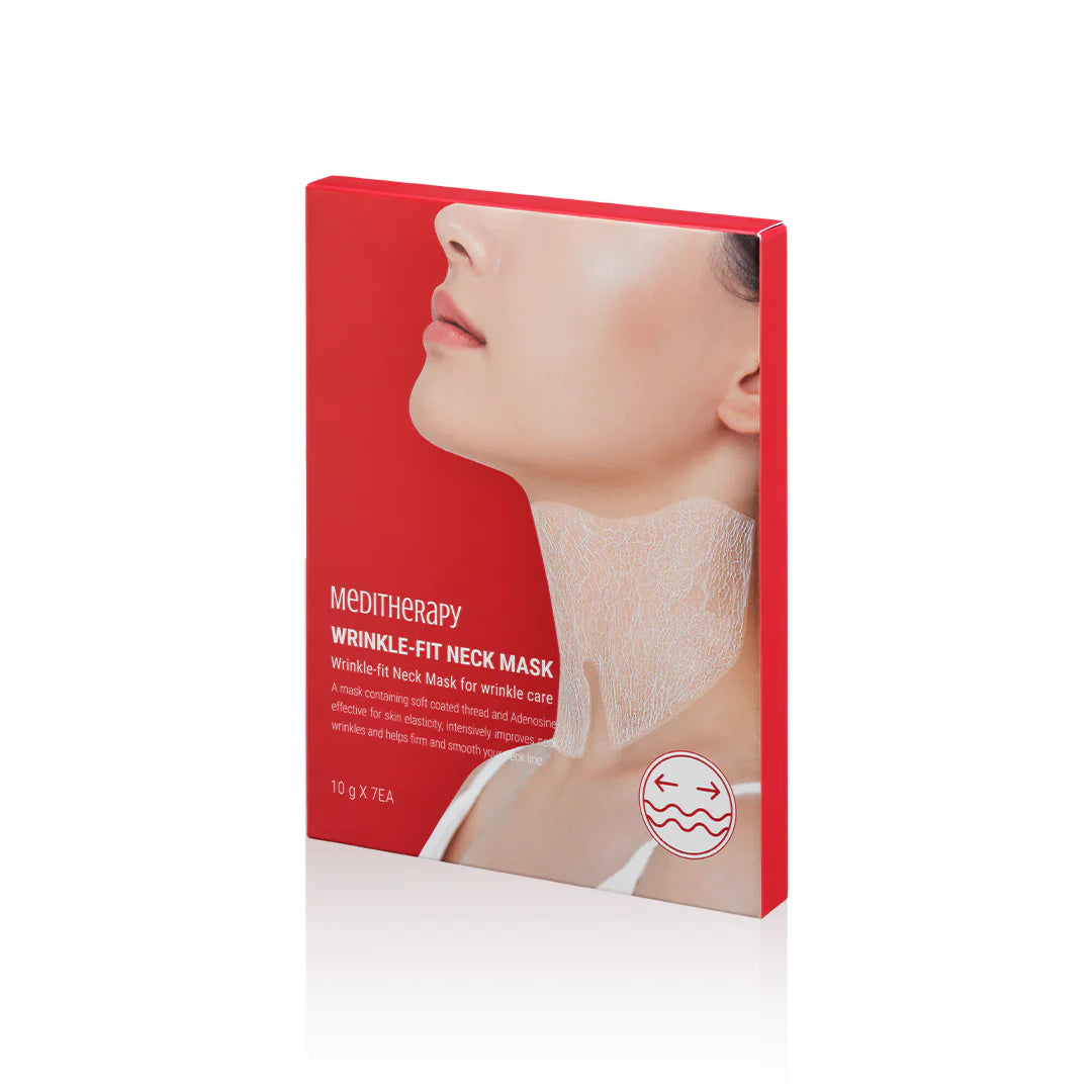 Meditherapy Wrinkle-Fit Neck Mask Set 10g x 7 sheets