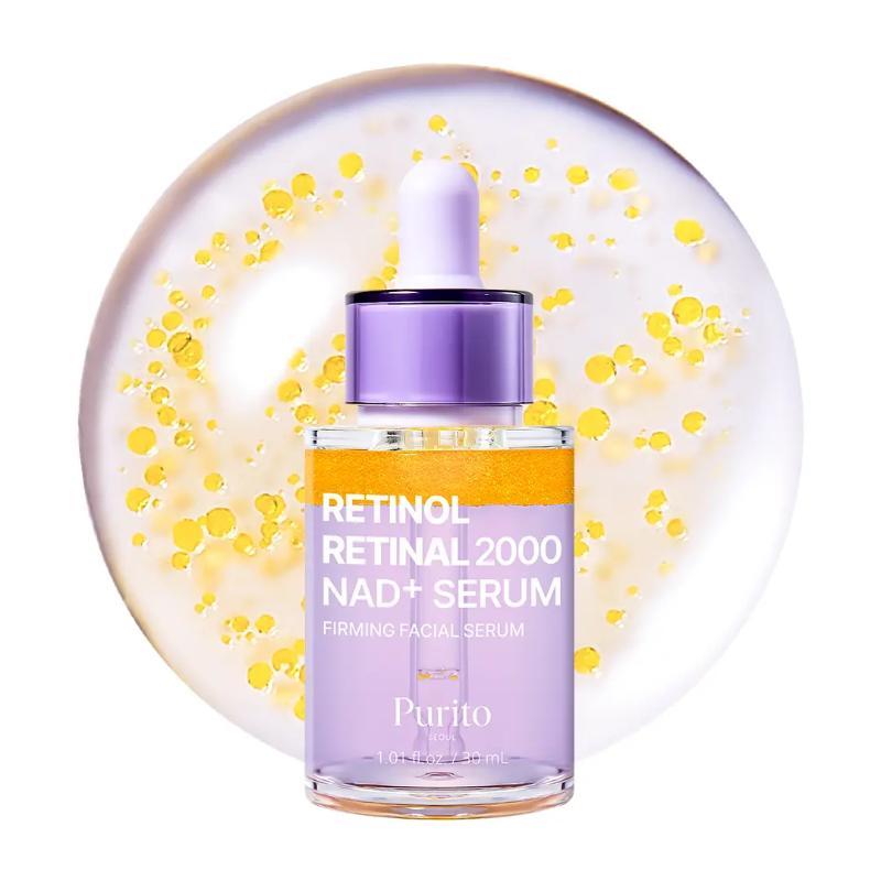 Purito SEOUL retinoid serum for deep forehead lines, stubborn texture gaps, and loss of facial elasticity – Advanced evening treatment from Atelier De Glow UK.