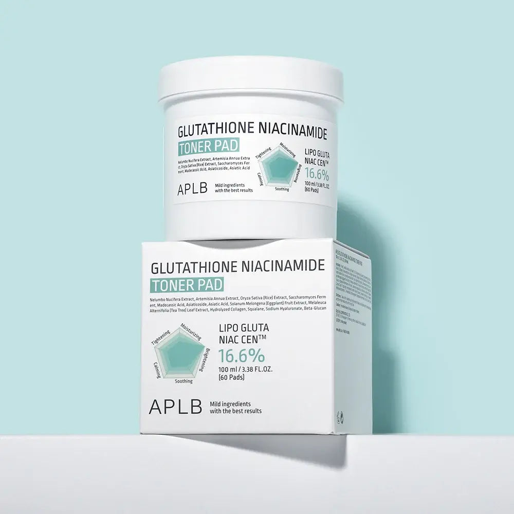 APLB Glutathione Pads – Professional-grade Korean treatment for "Glass Skin" luminosity, pore refining, and hyperpigmentation, shop at Atelier De Glow UK.
