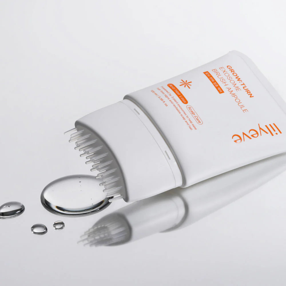 LILYEVE Grow Turn Exosome Brush Ampoule – K-beauty "Advanced Skin-Renewal Treatment" for achieving a youthful, hydrated, and porcelain-like complexion at Atelier De Glow UK.