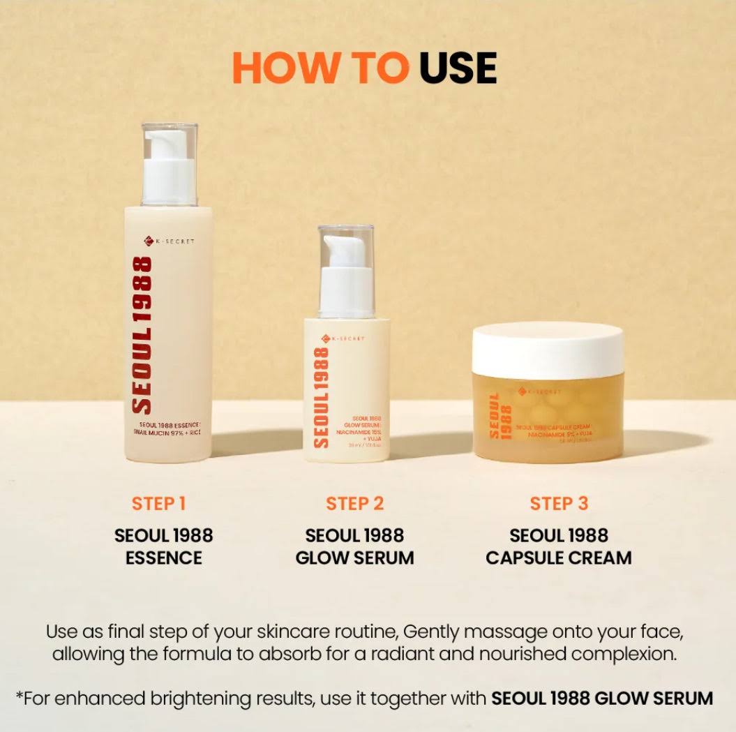 KSECRET - SEOUL 1988 Capsule Cream : Niacinamide 5% + Yuja 50ml