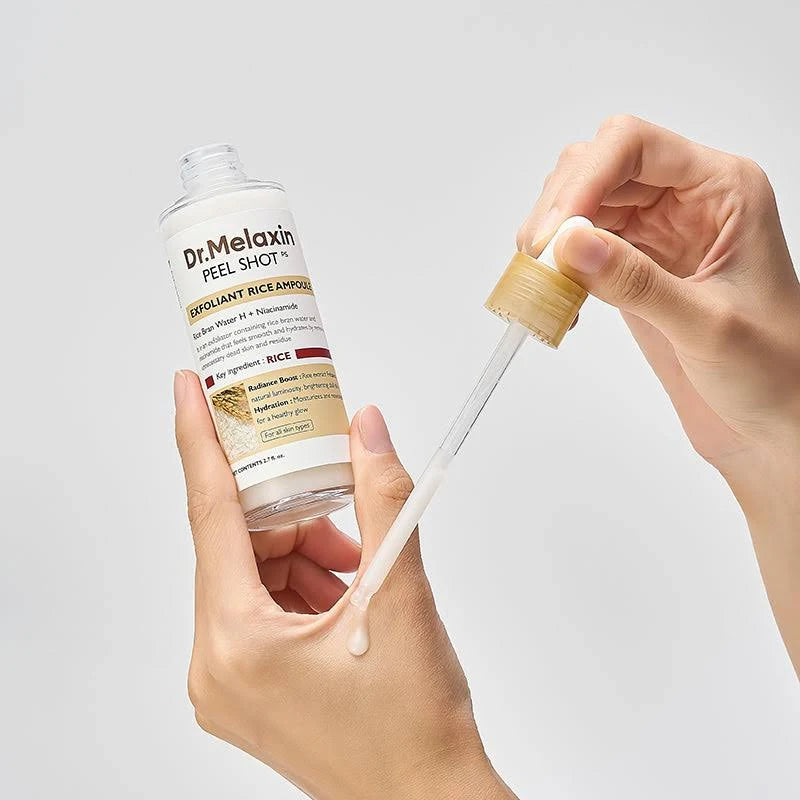 Dr.Melaxin Peel Shot Exfoliant White Rice Ampoule 80ml
