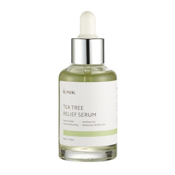 Shop iUNIK Tea Tree Relief Serum 50ml for Clear and Blemish-free Skin at Atelier de Glow