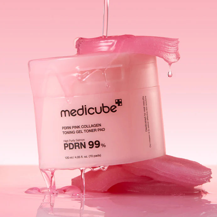 Medicube PDRN Pink Collagen Toning Gel Toner Pad 70pads