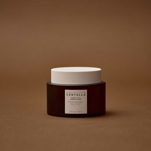 Deeply hydrating, buttery, and non-greasy cream texture of SKIN1004 Probio-Cica Enrich that melts into the skin for a plump, healthy, and nourished finish at Atelier De Glow UK.