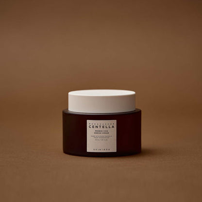 Deeply hydrating, buttery, and non-greasy cream texture of SKIN1004 Probio-Cica Enrich that melts into the skin for a plump, healthy, and nourished finish at Atelier De Glow UK.