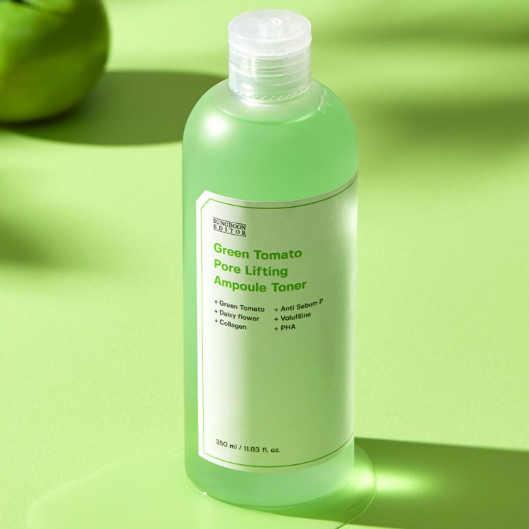 SUNGBOON EDITOR - Green Tomato Pore Lifting Ampoule Toner 350ml