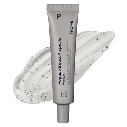 THOME Peptide Boost Ampoule Mini – K-beauty clinical-grade firming and radiance booster for a plump, bouncy, and youthful complexion, shop at Atelier De Glow UK.