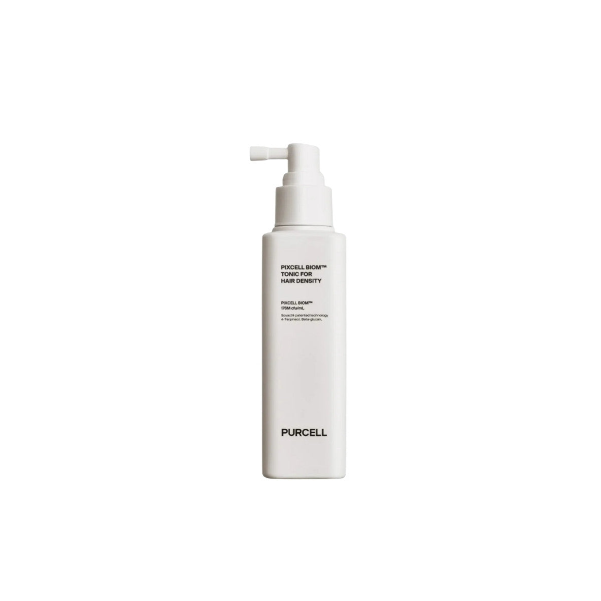 PURCELL Pixcell Biom Tonic for Hair Density 130ml – intensive scalp treatment formulated with biom-technology to strengthen hair roots and boost volume at Atelier De Glow UK.
