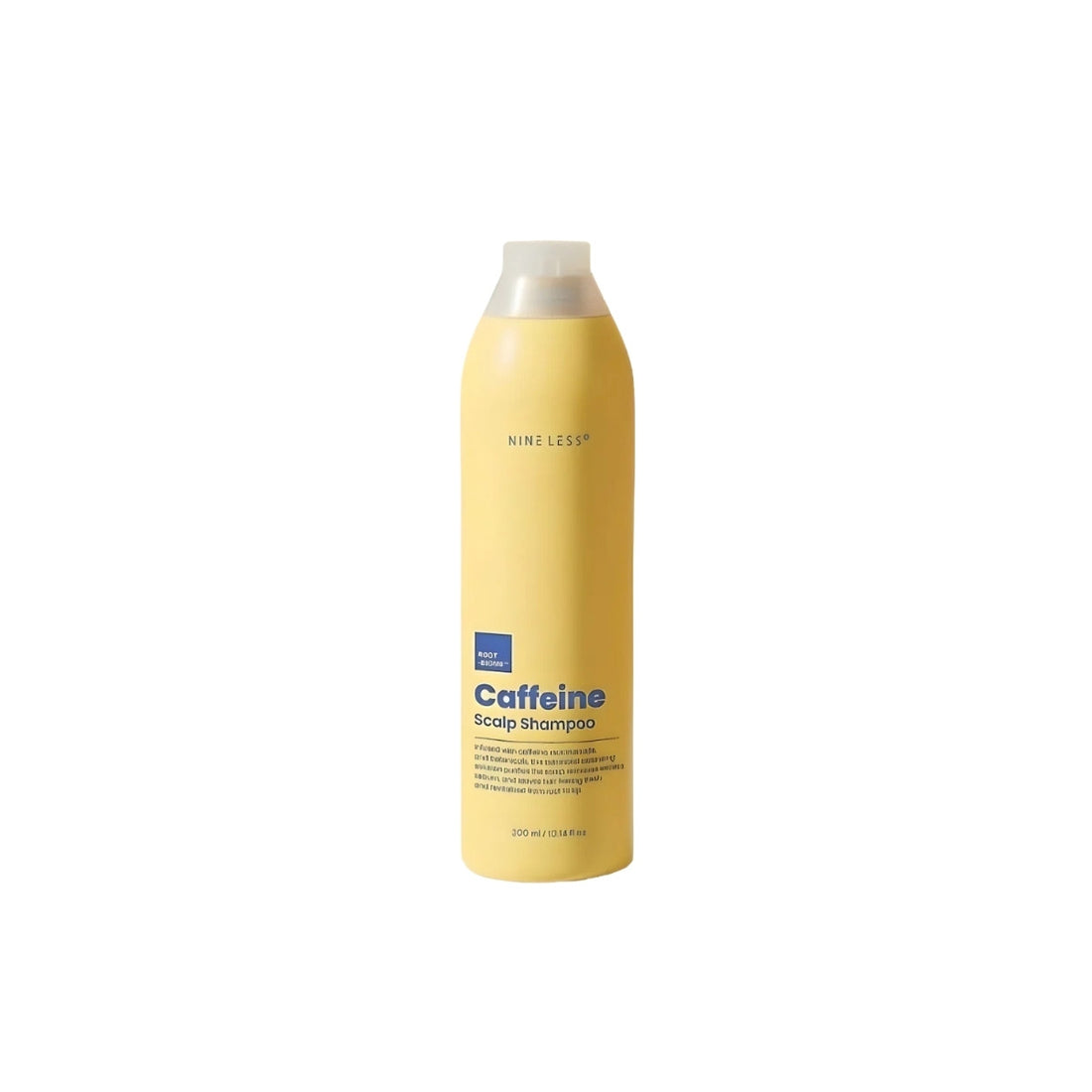 NINELESS Root-Biome™ Caffeine Scalp Shampoo 300ml – professional hair-loss relief shampoo formulated with caffeine and botanical extracts for stronger roots available at Atelier De Glow UK.