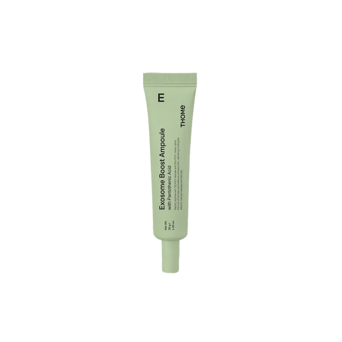THOME Exosome Boost Ampoule Mini 30g – advanced K-beauty soothing serum formulated with CICA-EV exosomes and pantothenic acid available at Atelier De Glow UK.