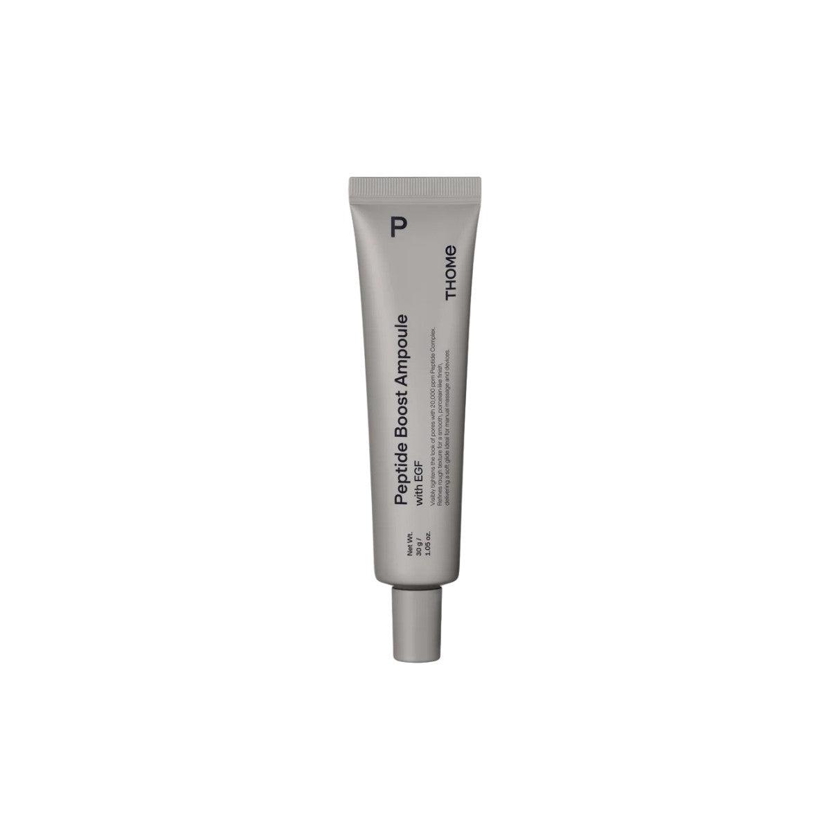 THOME Peptide Boost Ampoule 30g – firming K-beauty treatment powered by peptides, EGF, and niacinamide for skin elasticity available at Atelier De Glow UK.