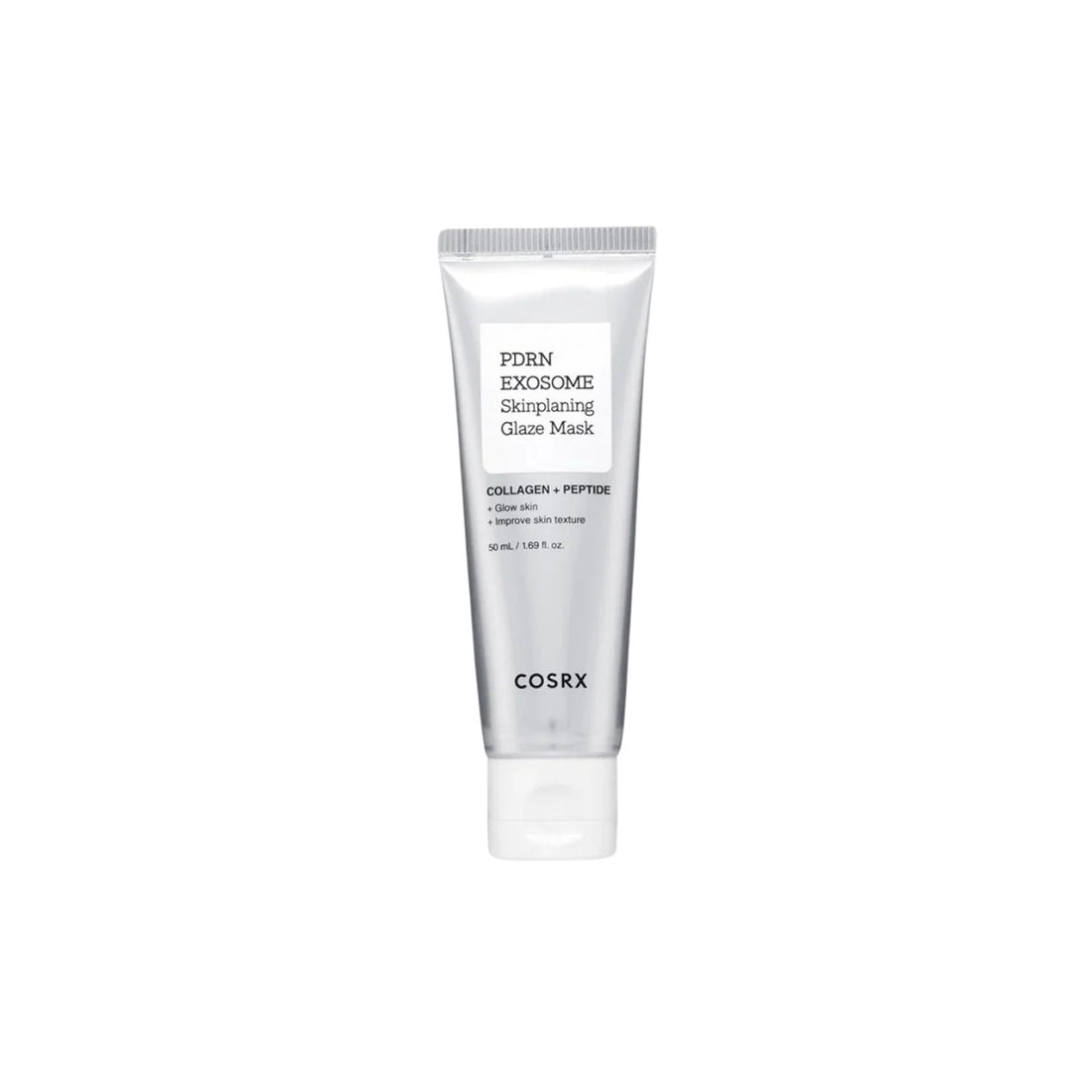 COSRX PDRN Exosome Skinplaning Glaze Mask 50ml – professional "glass skin" peel-off treatment for smooth, radiant, and plump results at Atelier De Glow UK.