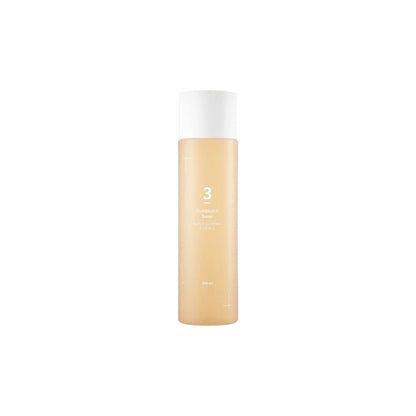 Numbuzin No.3 Super Glowing Essence Toner 200ml – brightening and hydrating facial toner formulated with 50 fermented ingredients for a natural, healthy glow available at Atelier De Glow UK.