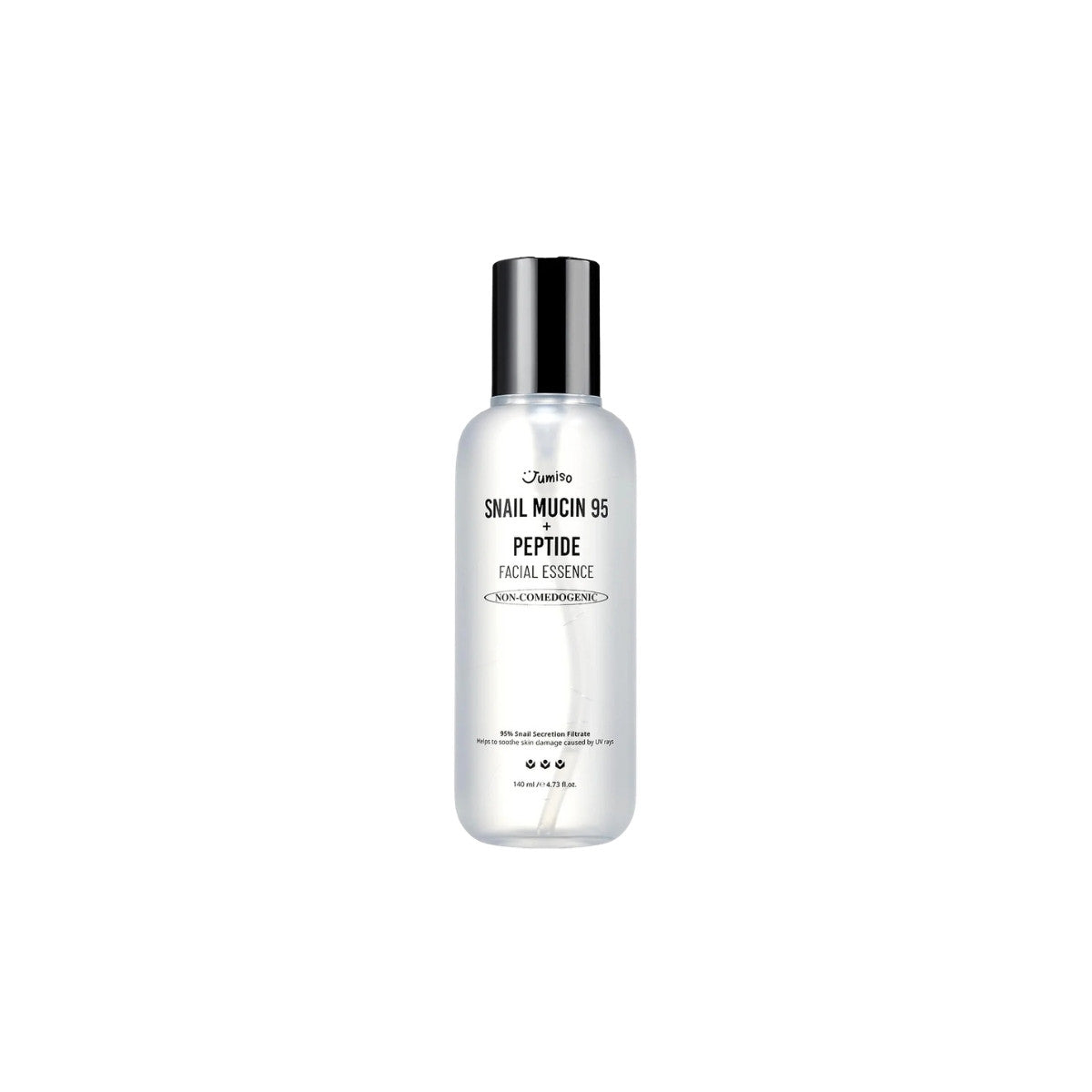 Jumiso Snail Mucin 95 + Peptide Facial Essence – 140ml high-concentration skin-plumping and repairing treatment available at Atelier De Glow UK.
