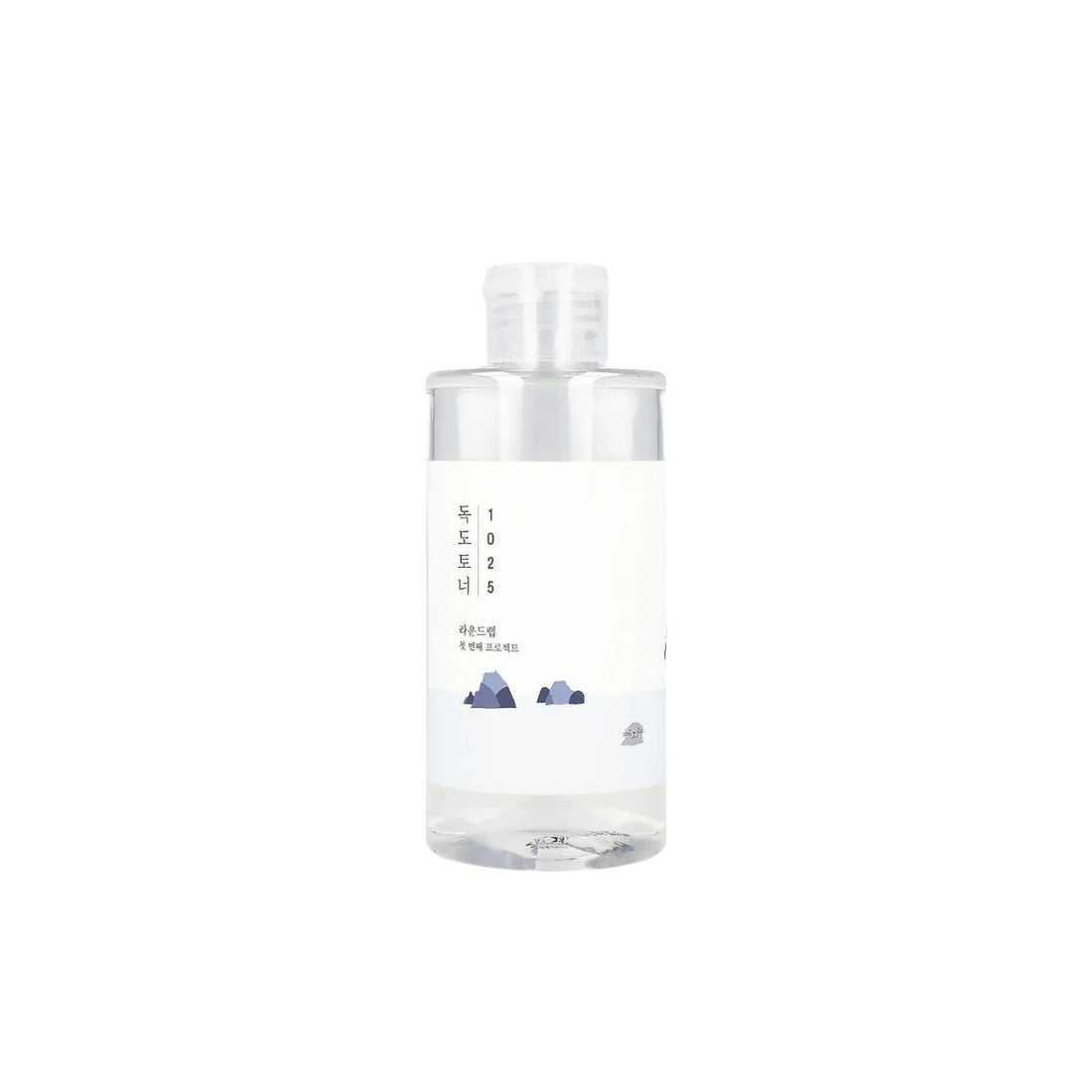 Round Lab 1025 Dokdo Toner 100ml – gentle exfoliating facial toner with deep sea water and minerals for balanced, smooth skin available at Atelier De Glow UK.
