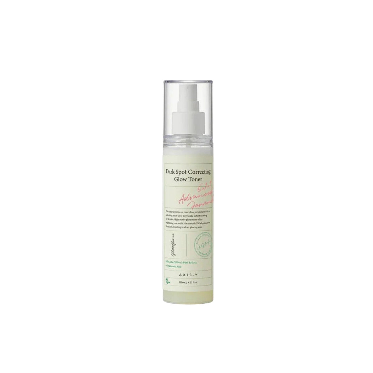 AXIS-Y Dark Spot Correcting Glow Toner – 125ml Korean brightening toner with 5% Niacinamide and Sea Buckthorn available at Atelier De Glow UK.