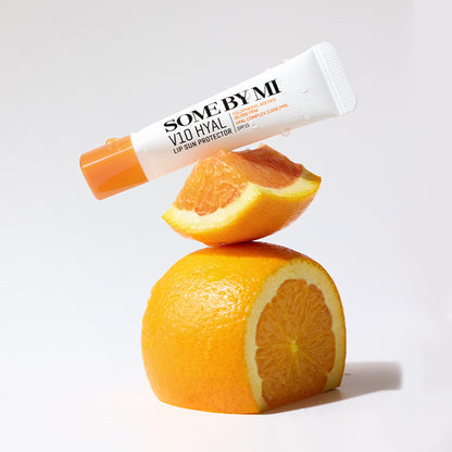 SOME BY MI V10 Lip Protector – Professional-grade "Topical Vitamin Injection Balm &amp; 24-Hour Non-Sticky Plumping Gloss Filter" for an immaculate lip profile, shop at Atelier De Glow UK.