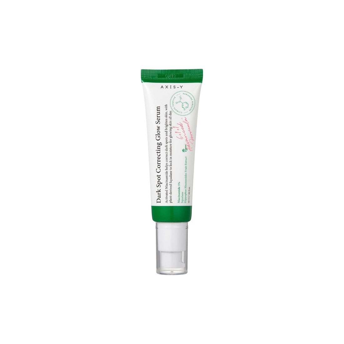 AXIS-Y Dark Spot Correcting Glow Serum – 50ml Korean brightening serum with 5% Niacinamide and Papaya Extract available at Atelier De Glow UK.