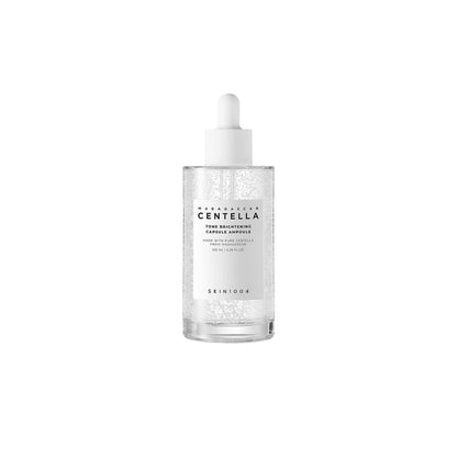 SKIN1004 Madagascar Centella Tone Brightening Capsule Ampoule – brightening facial serum with Centella Asiatica and Niacinamide for dark spot care at Atelier De Glow UK.