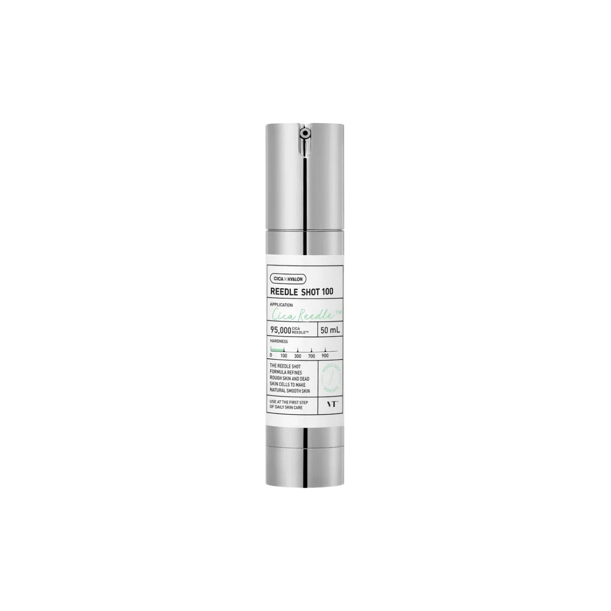 VT Cosmetics Reedle Shot 100 50ml – revolutionary CICA REEDLE™ skin booster serum for enhanced absorption and improved skin texture available at Atelier De Glow UK.