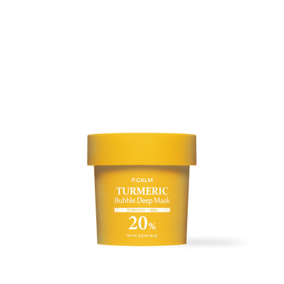 P.CALM Turmeric Bubble Deep Mask 90g