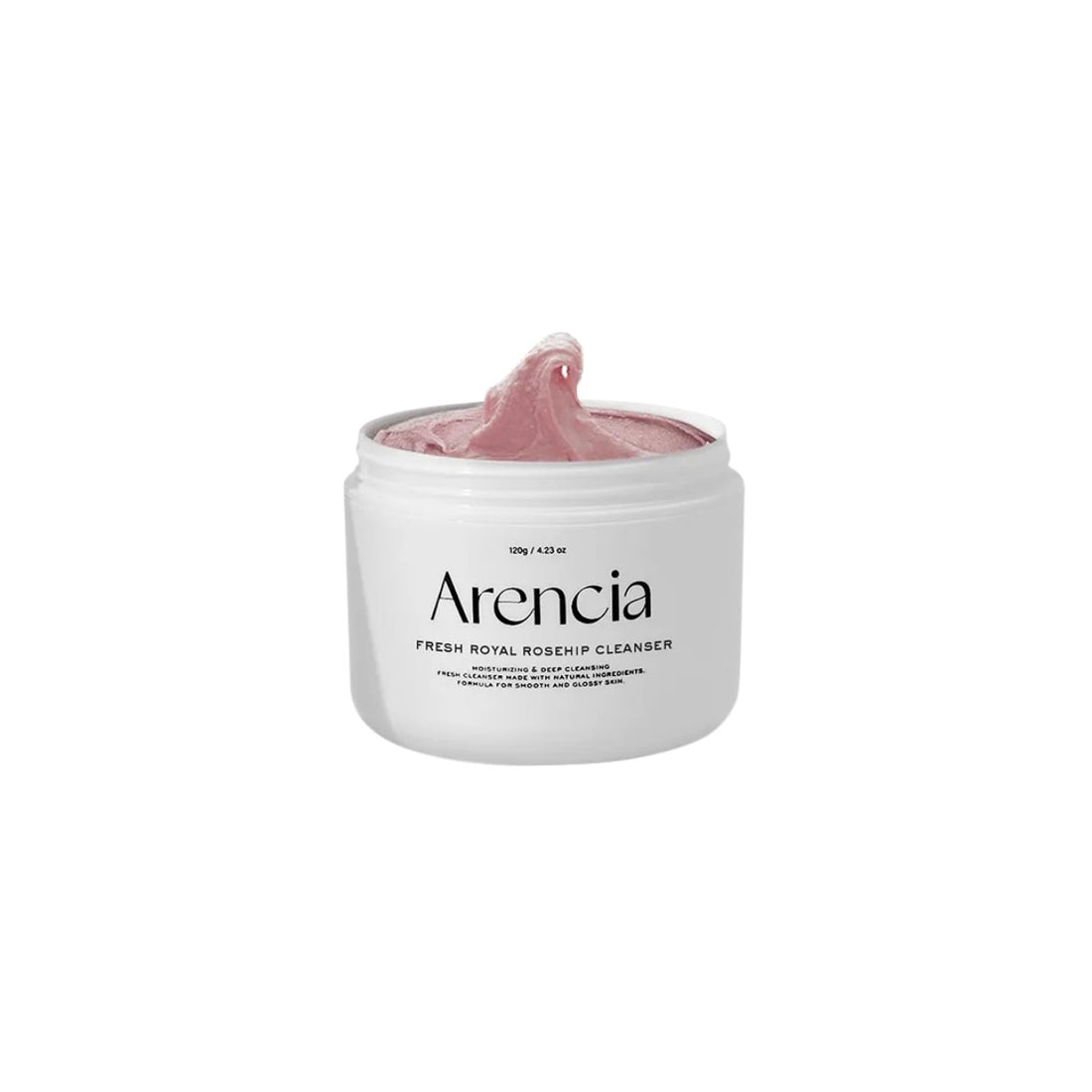 Arencia Royal Rosehip Cleanser – Handcrafted Korean facial cleanser with Rosehip oil and botanical extracts available at Atelier De Glow UK.