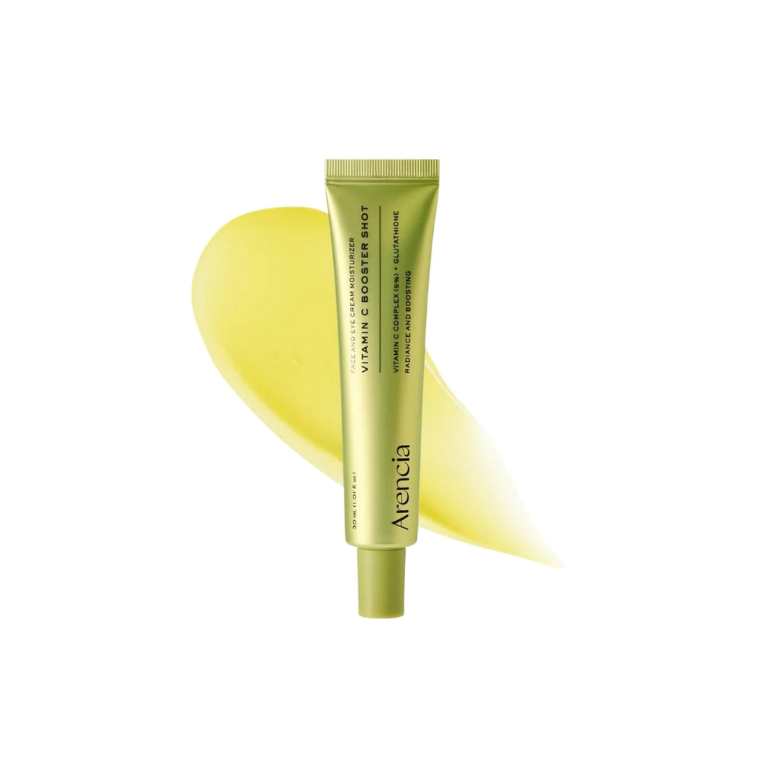 Arencia Vitamin C Booster Shot 30ml – Stabilized Korean Vitamin C serum for advanced brightening and glow available at Atelier De Glow UK.
