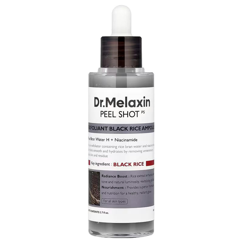 Dr.Melaxin Peel Shot Exfoliant Black Rice Ampoule | Atelier De Glow UK