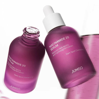 Jumiso 20% Niacinamide – Professional-grade "Pore Deflator &amp; Mattifying Filter" for achieving a smooth, refined, and high-definition "Glass Skin" look, shop at Atelier De Glow UK.
